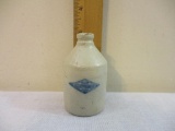 Vintage Miniature Stoneware Jar One Pound Mercury Re-Distilled, The Cleveland Dental Mfg Co