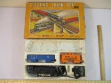 MARX Electric Train Set includes: Locomotive 490, NYC 715100 Gondola, Pacemaker NYC Caboose, and Toy