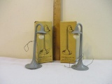 Two Marx Lamp Post No. 072 in original boxes, Louis Marx & Co Inc, 3 oz