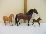 Three Brown Breyer Horses, Breyer Molding Co USA, 15 oz
