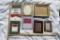 Five Picture Frames and assortment of mats
