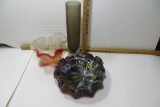 Three Art Glass Pieces