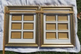 Two Gold Frames with 6 5x7 openings in each