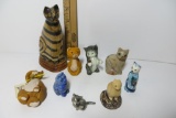 Nine Cat Figurines, including a Goebel and Cecile 