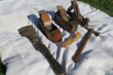 Antique Wood Planes, Stanley Bailey No. 4, Wood plane with thistle blade, circa 1800's, one as is.