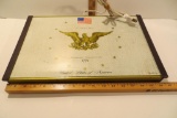 Vintage Warming Tray with Bicentennial Eagle