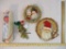 Lot of Assorted Vintage Christmas Decorations, 1 lb 2 oz