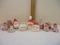 11 Vintage Santa and Mrs Claus Porcelain Christmas Bells: Taiwan, Japan and more, 1 lb 1 oz