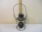 The Adams and Westlake Co NJC (New Jersey Central) Railroad Lantern with Clear Glass Globe, globed