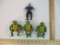 Four TMNT Teenage Mutant Ninja Turtles Figures, Mirage, 8 oz
