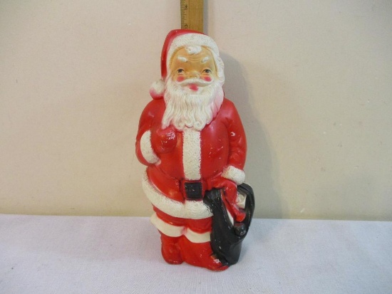 13" Tall Santa Blow Mold, 1968 Empire Plastic Corp, 8 oz