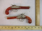 Two Hubley Flintlock Jr Cap Guns, 9 oz