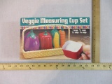 Veggie Measuring Cup Set, in original box, JSNY, 12 oz
