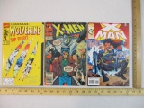 Three Marvel Comics: X Man No. 7 Sept 1995, The Uncanny X-Men No. 245 June 1989, and Codename: