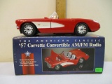 The American Classic '57 Corvette Convertible AM/FM Radio, in original box, JSNY #2833, 13 oz