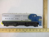 Lionel O Scale Santa Fe Diesel Locomotive, 240-80, see pictures for condition AS IS, 1 lb 11 oz