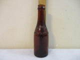 Stegmaier Wilkes-Barre PA Brown Glass Bottle, 13 oz