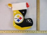 Pittsburgh Steelers Plush Christmas Stocking, tags attached, 9 oz