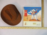 Robin Williams Reads Pecos Bill Book and Cassette Set and Toy Western Hat, 15 oz