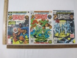 Three Marvel's Greatest Comics Starring the Fantastic Four: No. 69 Mar 1977, No. 70 May 1977 and No.