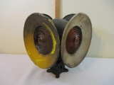 Vintage Railroad 4-Way Train Signal Light, see pictures, 13 lbs 3 oz