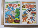 Two Marvel's Greatest Comics No. 48 March 1974 and No. 55 March 1975, see pictures for condition, 4