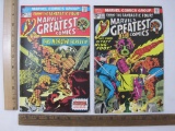Two Marvel's Greatest Comics Nos. 61 & 62 January and March 1976, comics have some wear see