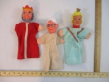 Three Vintage Mr. Rogers Neighborhood Puppets, 7 oz