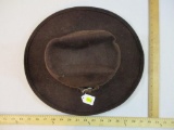 Vintage Brown Felt Hat, marked Maucho, 7 oz
