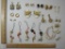 Assortment of Earrings, Jade Charms and more, see pictures, 6oz