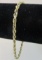 14 K Gold Bracelet, marked JW 14K, .29 ozt