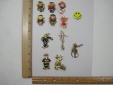 Assorted Clown and Circus Pins and more, 4 oz