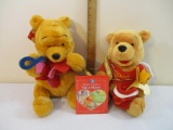 Two Winnie the Pooh Disney Valentine's Plush and Winnie the Pooh's Valentine Book, 2 lbs 3 oz