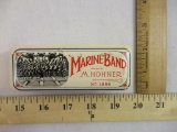 Marine Band by Hohner Harmonica, in plastic case, made in Germany, 4 oz