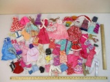 Assorted Barbie Doll Clothes, Shoes, and Accessories, 10 oz
