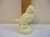 Vintage Ceramic Bird Figurine, 1969, 3 oz