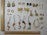 Assortment of Earrings, Jade Charms and more, see pictures, 6oz