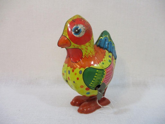 Yone Vintage Tin Toy Chicken, made in Japan, 3 oz