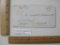 Stampless Cover Warren Mass - Sandwich Ms July 14 1847, Red 5 MS