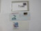 Two First Day Covers and Bicentennial Envelope: 1985 Landstat Satellite and 2012 Danny Thomas