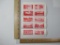 Full Sheet of American Philatelic Society Buffalo NY August 12-16, 1940 Stamps, some tears on