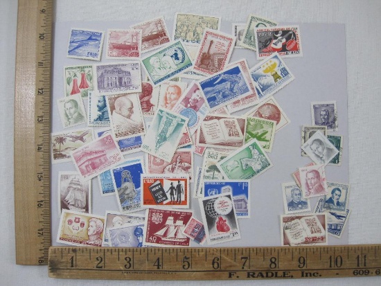 Chile Postage Stamp Assortment includes 1973 Observatorio La Silla Space #829, Linea Aerea Nacional