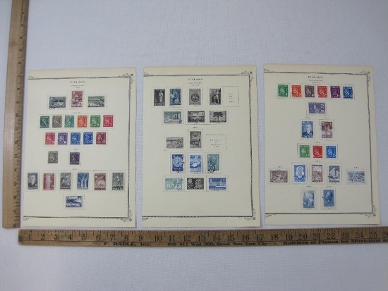 Finland Postage Stamps, 1946 to 1954
