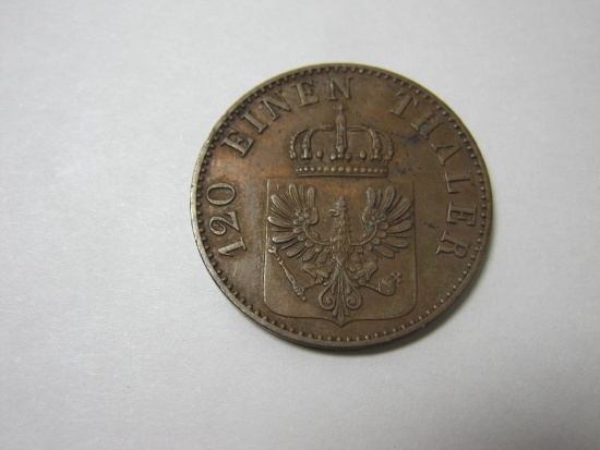 1864A 3 Pfenninge Coin, Wilhelm I 1861-1888