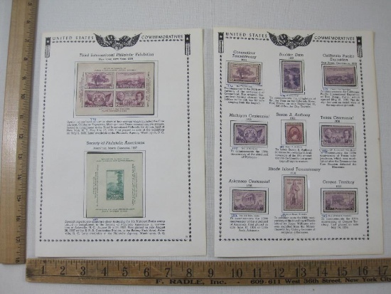 US Postage Stamps including Scott 772-778, #782-784, Society of Philatelic Americans #797, mint in