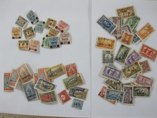 Canceled Foreign Postage Stamps from Zambia, Syria, Cameroon and more