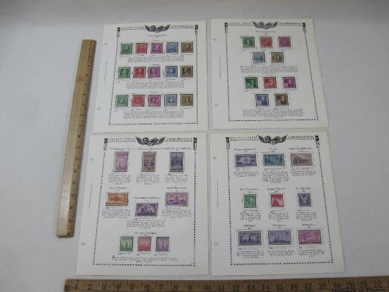 Postage Stamps US Commemoratives includes Famous Americans Scott #869-893, 1942 China #906, 1943