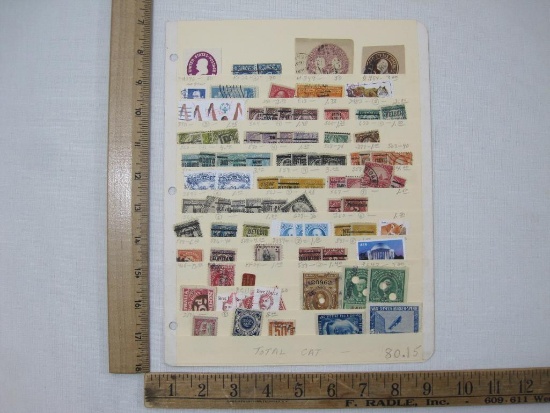 Assortment of Postage Stamps includes #RF26, U349, 3139a and others