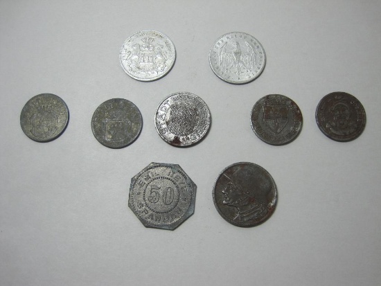 Assortment of German Post WW I Not Geld Coins
