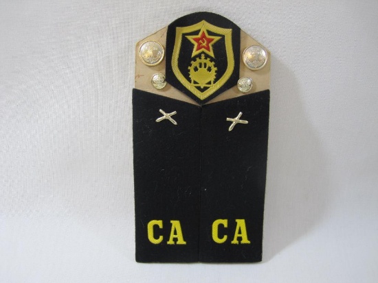 Soviet Military Buttons, Insignia Patch and Epaulettes